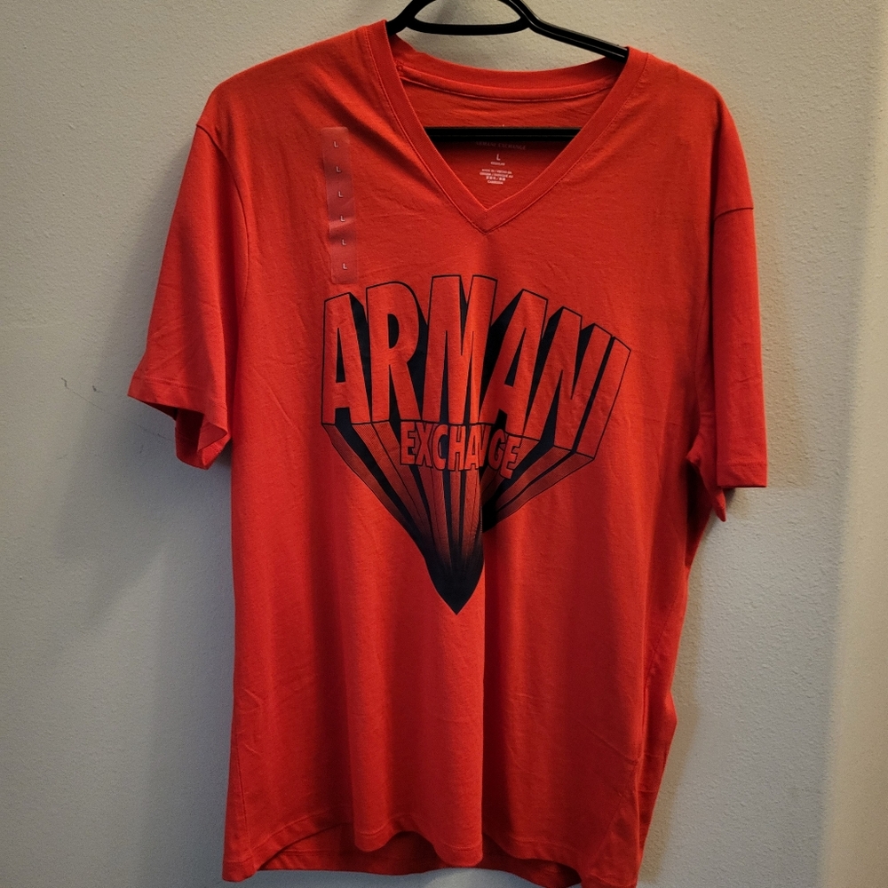 MENS armani exchange sz large shirt new